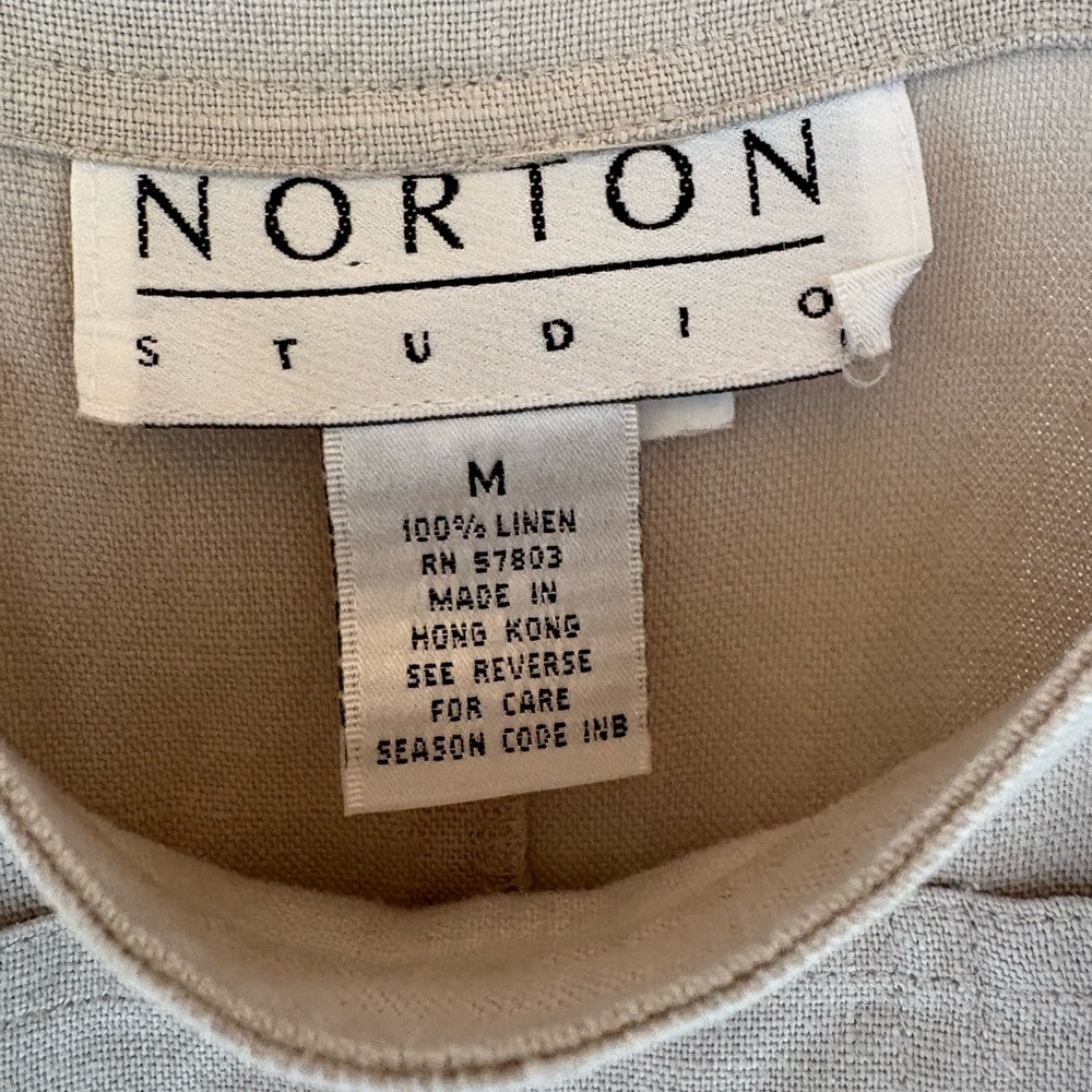 Tan Sleeveless overall Dress Medium - Picture 3 of 13